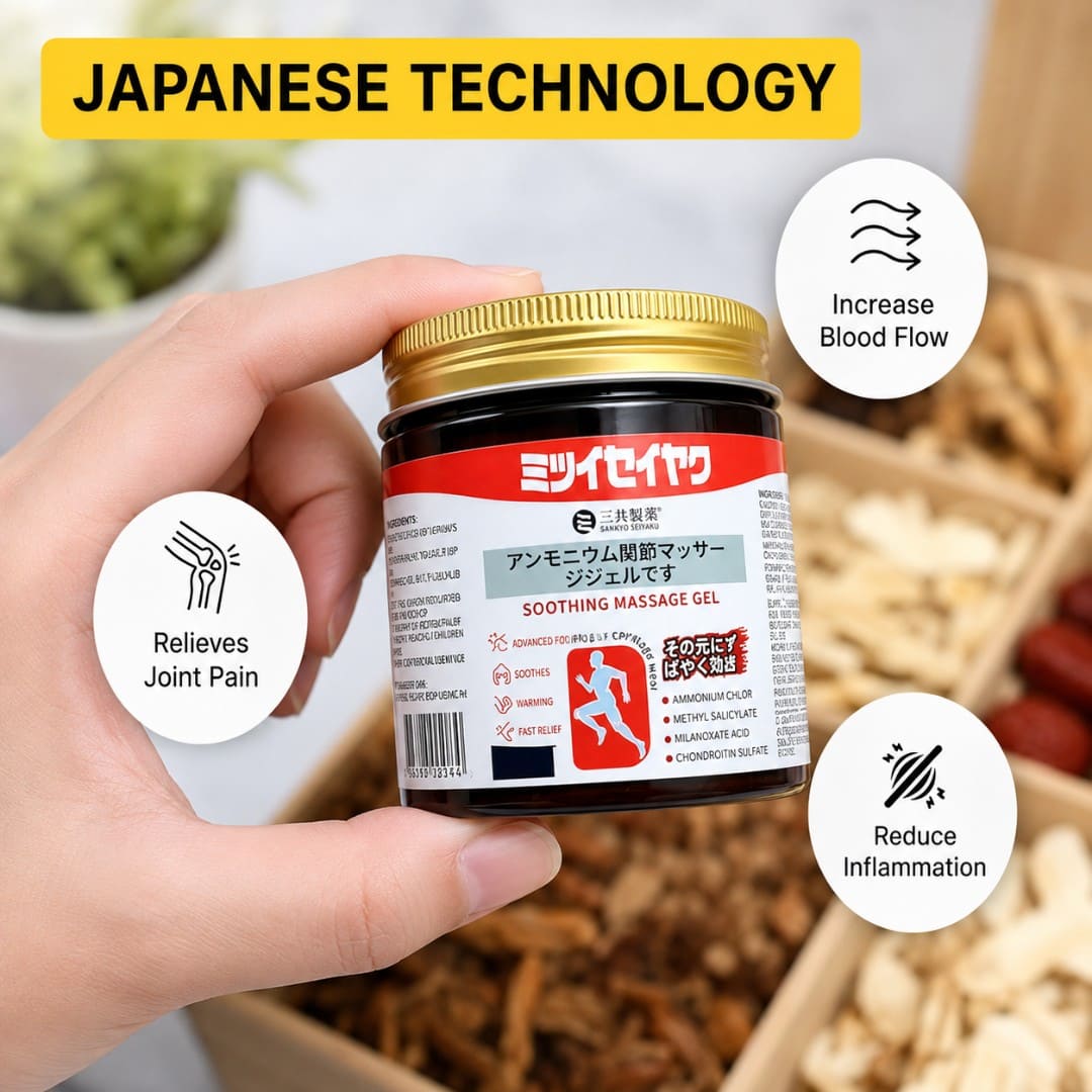 Japanese Formula Soothing Massage Gel (Buy1 Get 1 free)