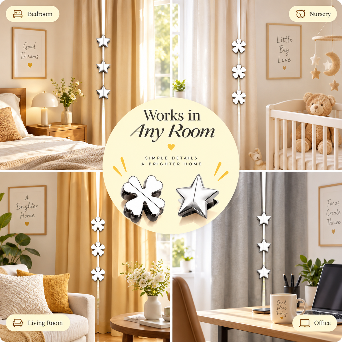 Curtain Lock Clip