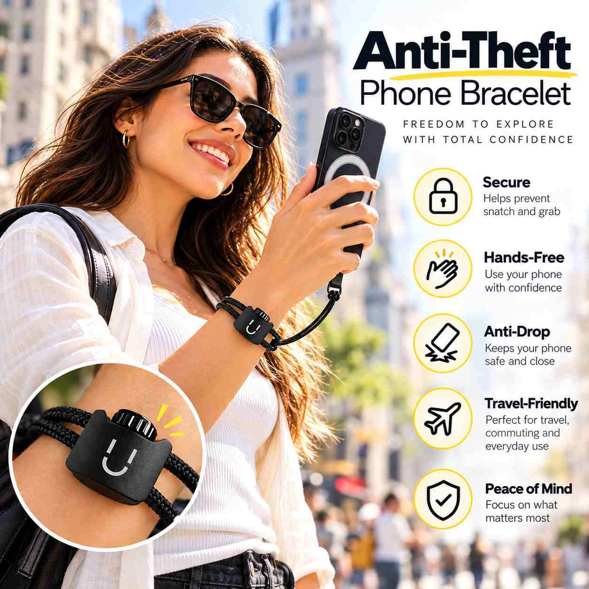 Anti-Theft Phone Bracelet