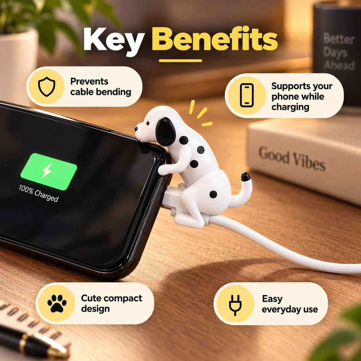 Dog Shaped Cable Protector