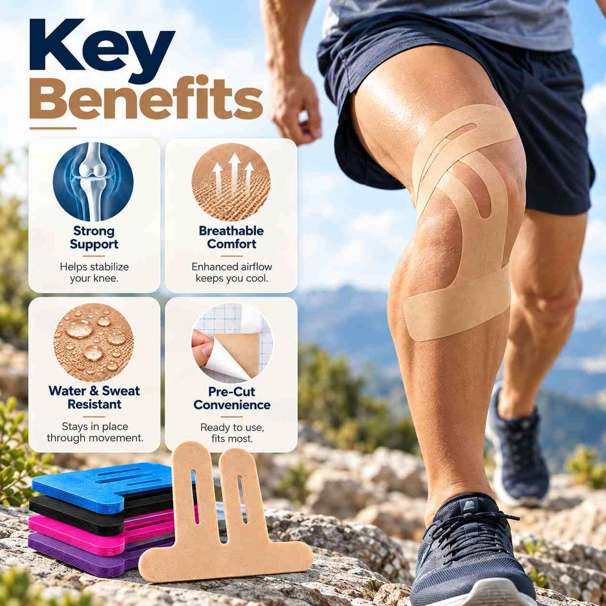 Kinesiology Tape for Knees (Pack of 2)