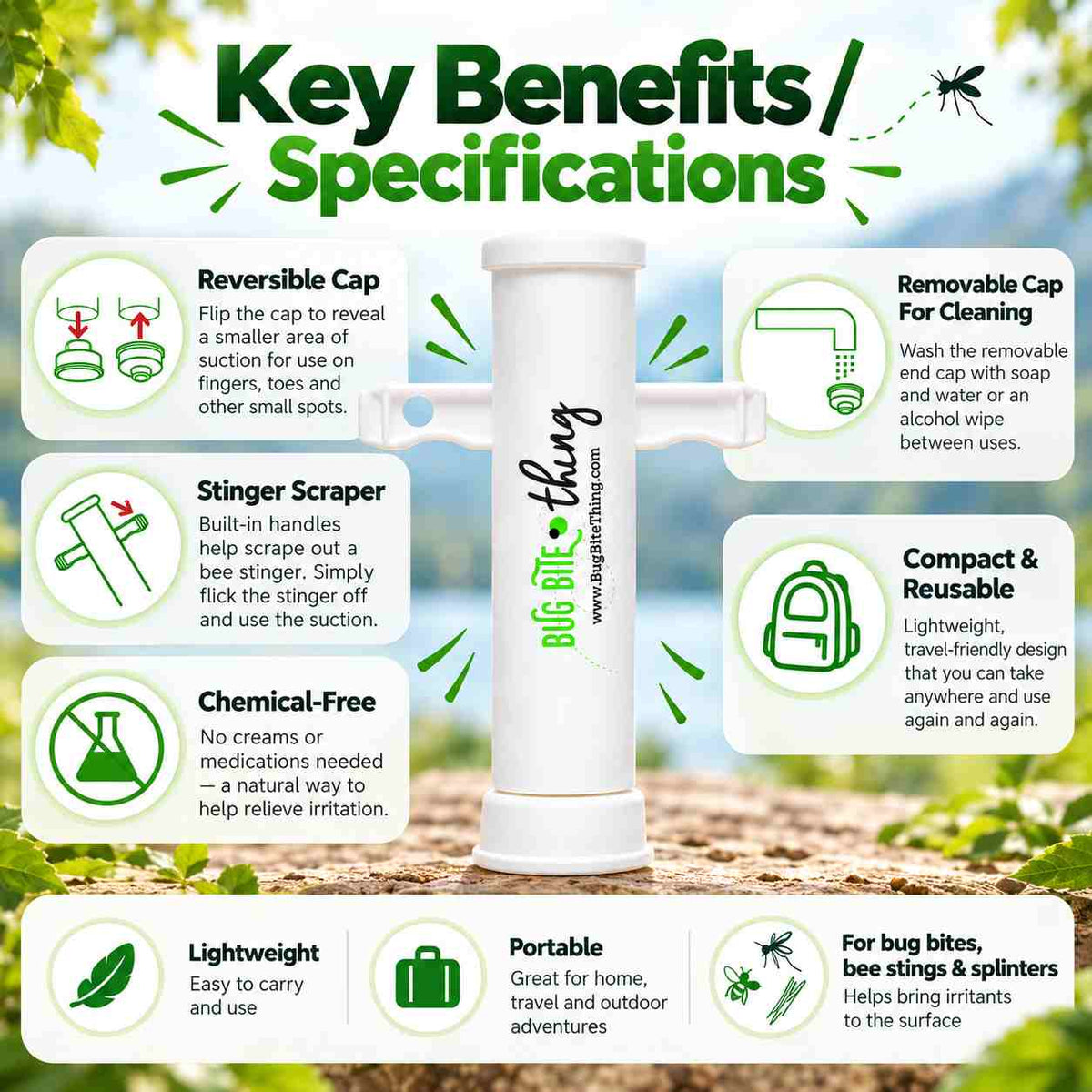 Bug Bite Suction Tool
