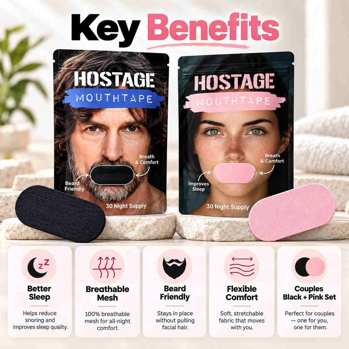 Hostage Couple Mouthtape