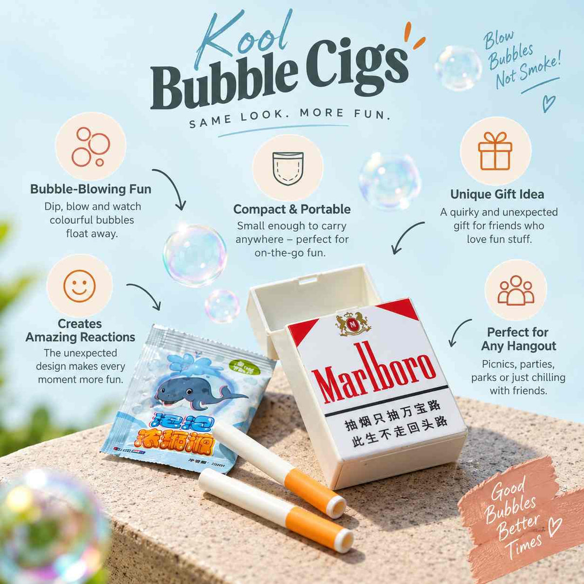 Kool Bubble Cigs