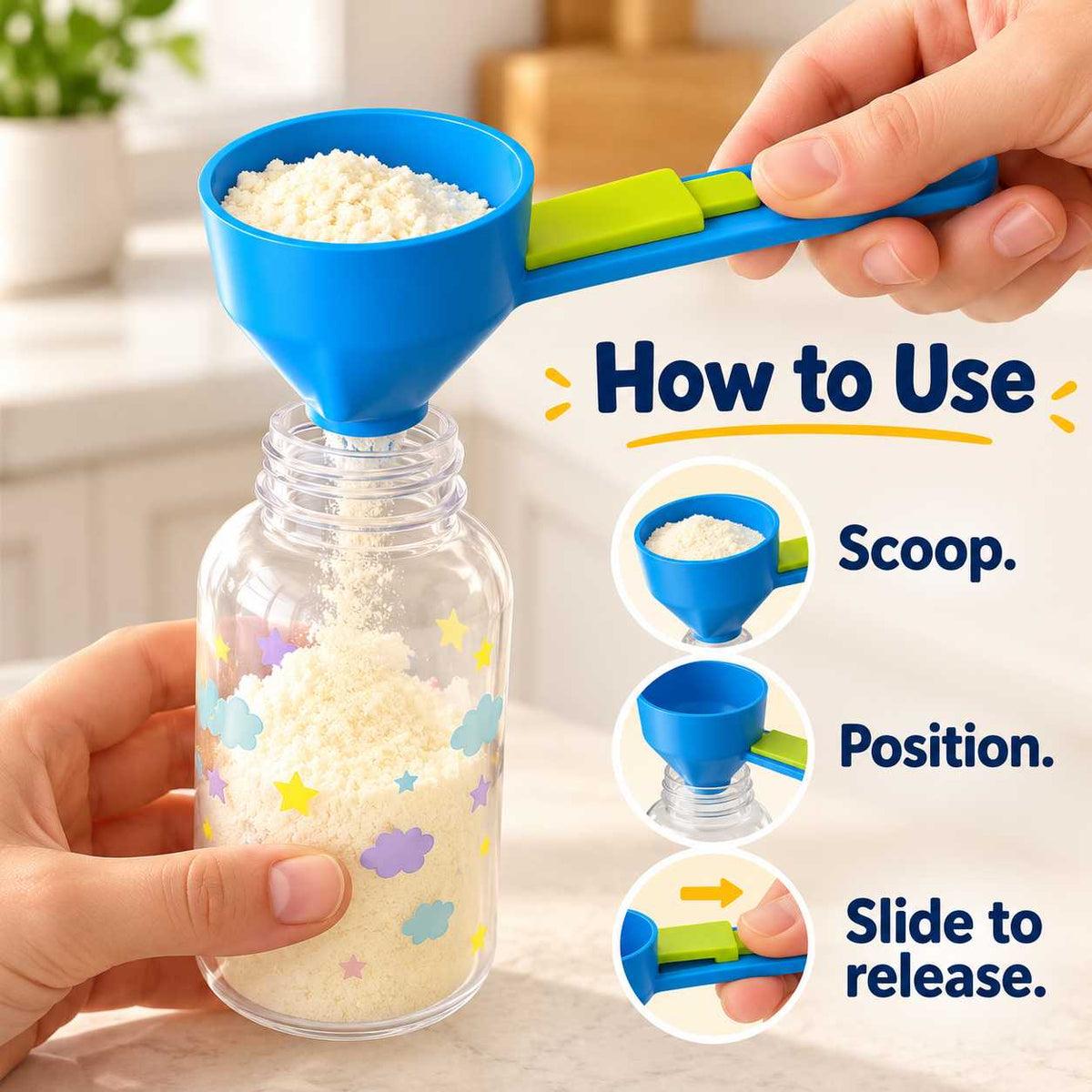 EasyFill Funnel Scoop