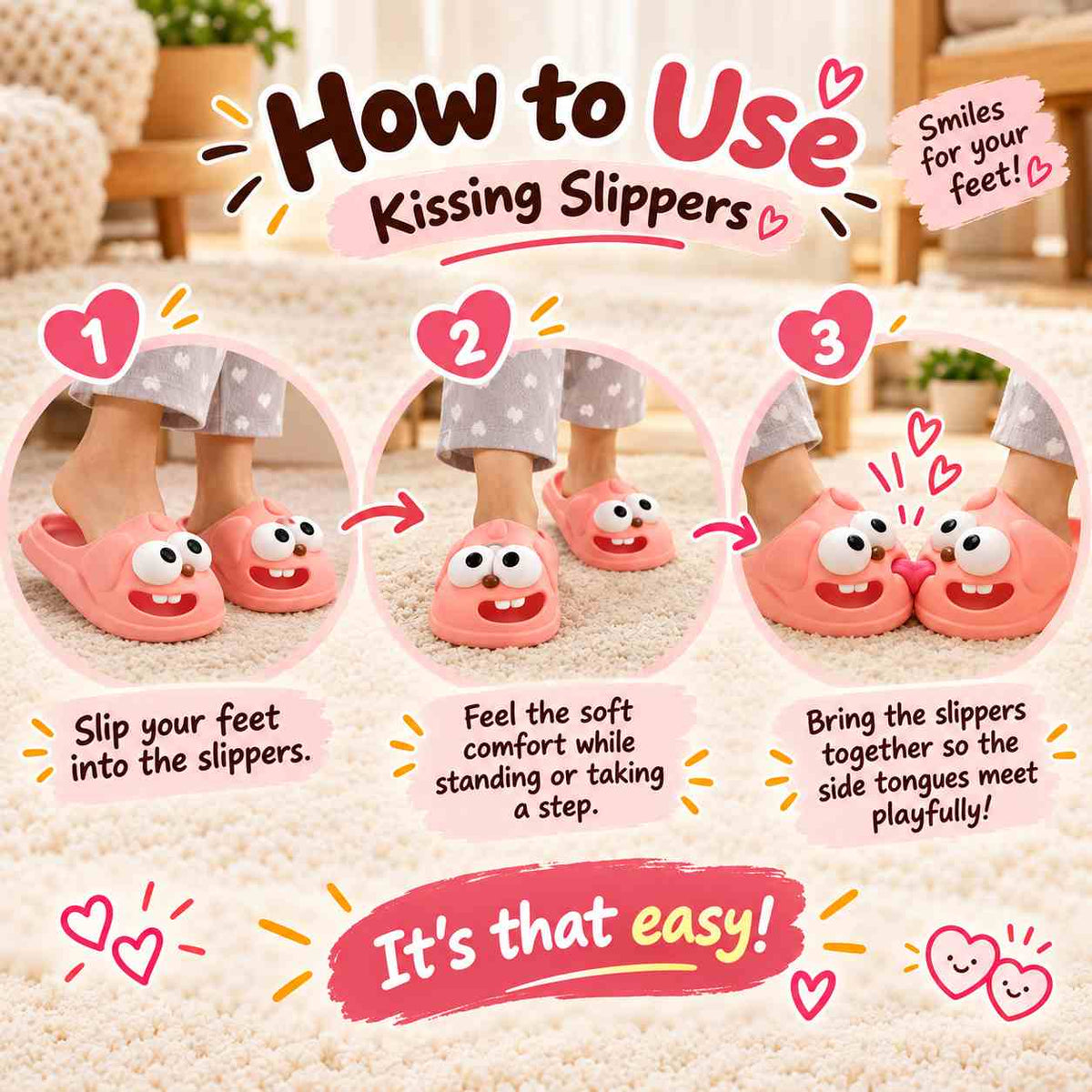 Kissing Slippers