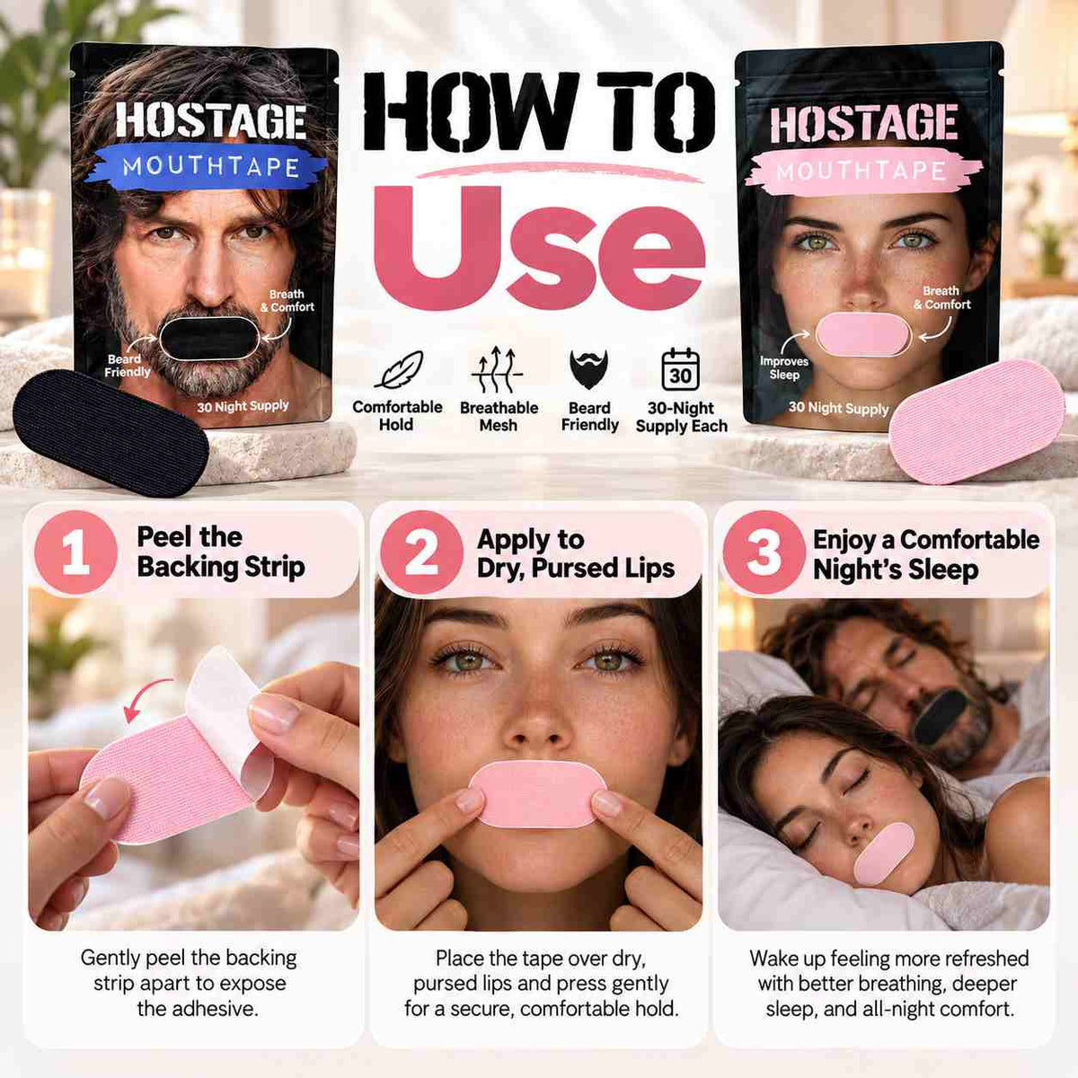 Hostage Couple Mouthtape
