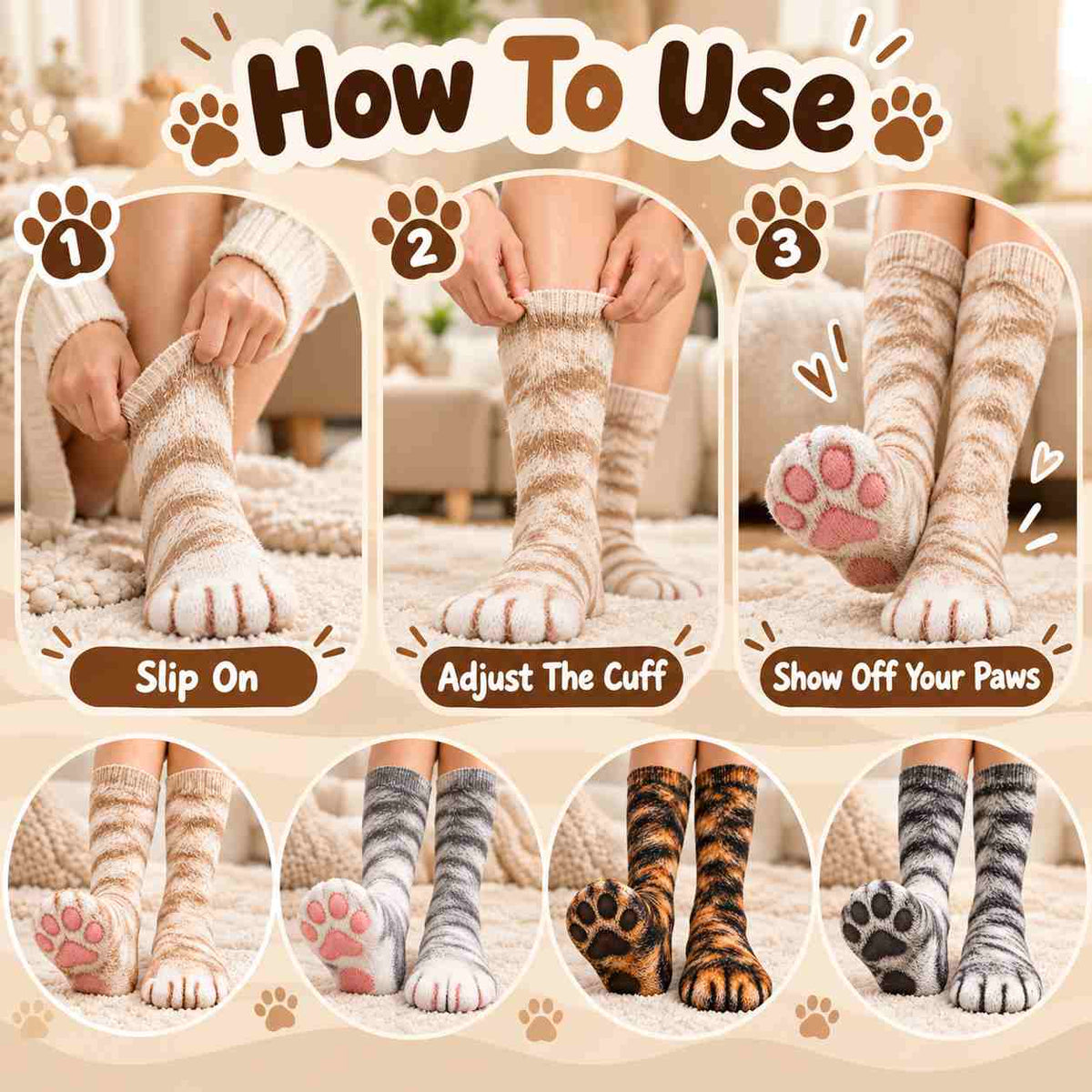 Pet Paw Socks