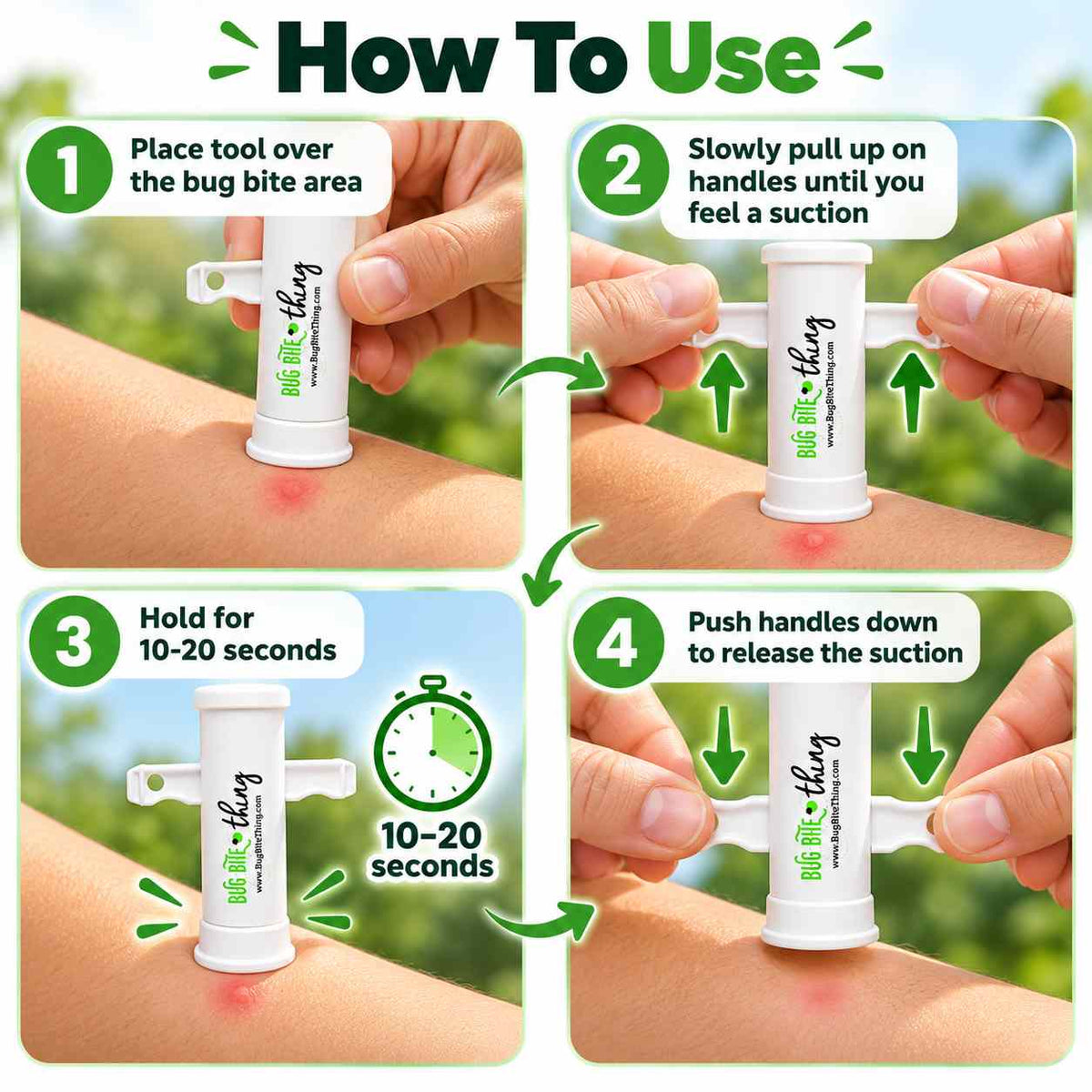 Bug Bite Suction Tool