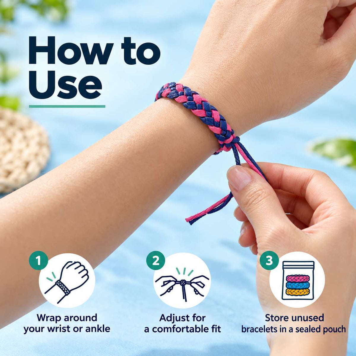 Mosquito Repellent Bracelet (Pack of 12)
