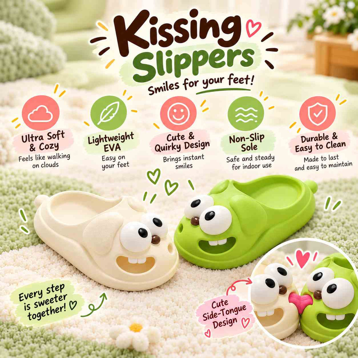 Kissing Slippers