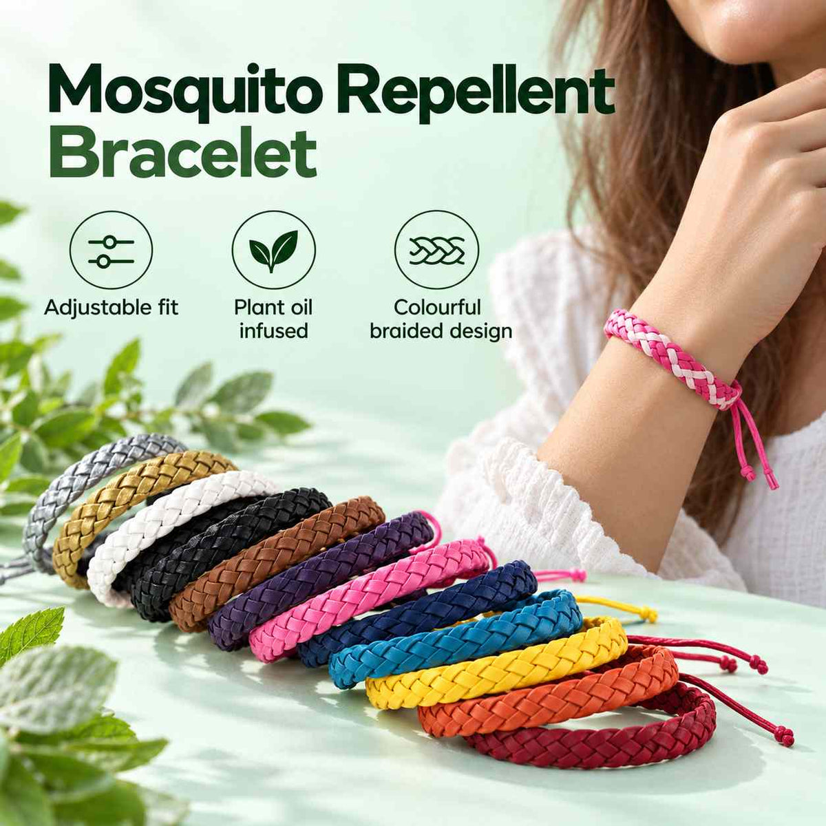Mosquito Repellent Bracelet (Pack of 12)