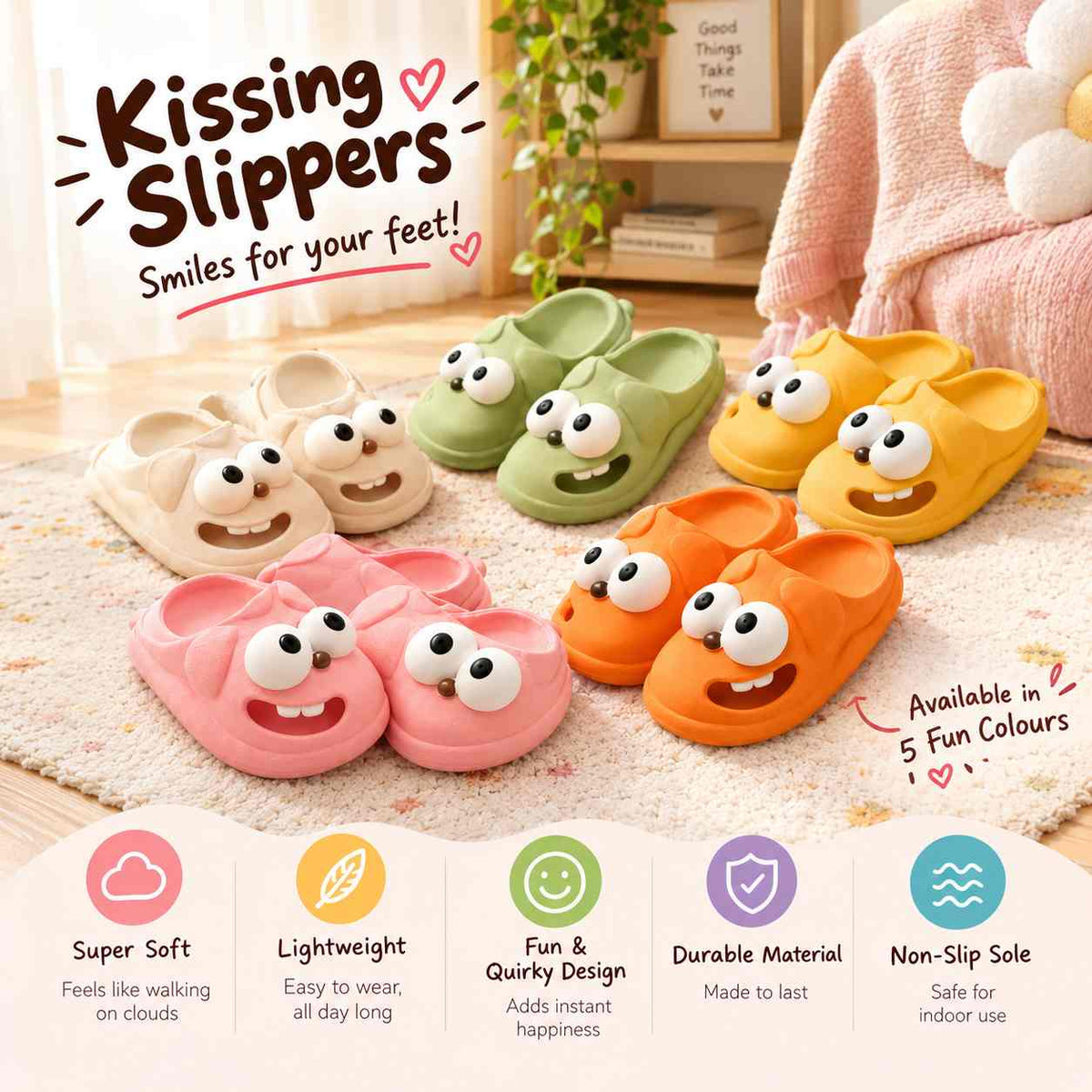 Kissing Slippers