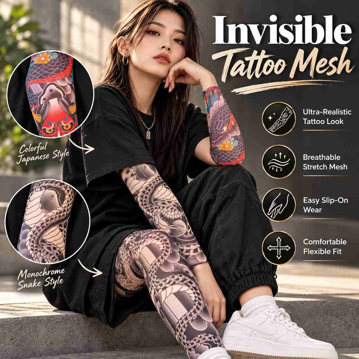 Invisible Tattoo Mesh
