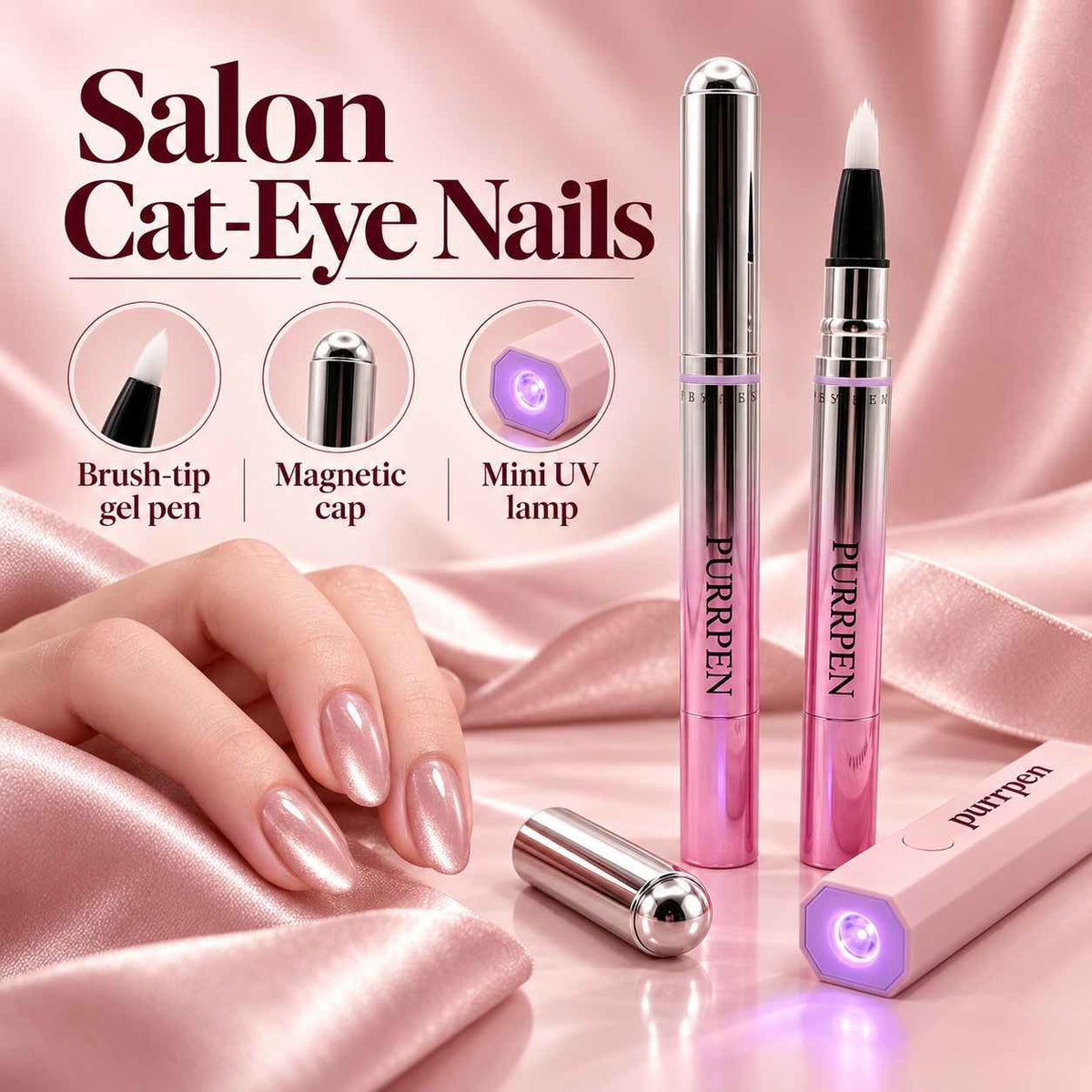 Salon Cat-Eye Nails