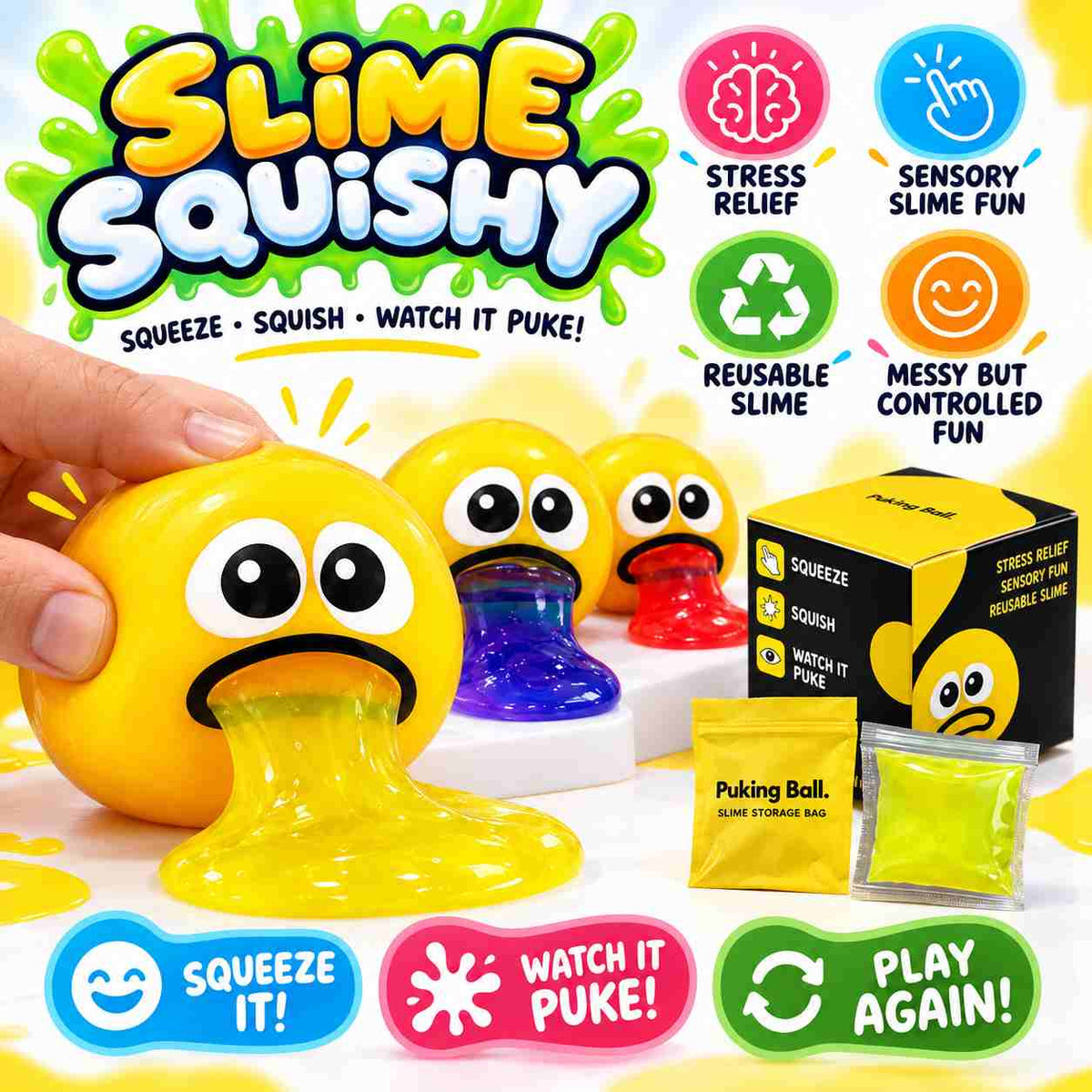 Slime Squishy (Pack of 4)