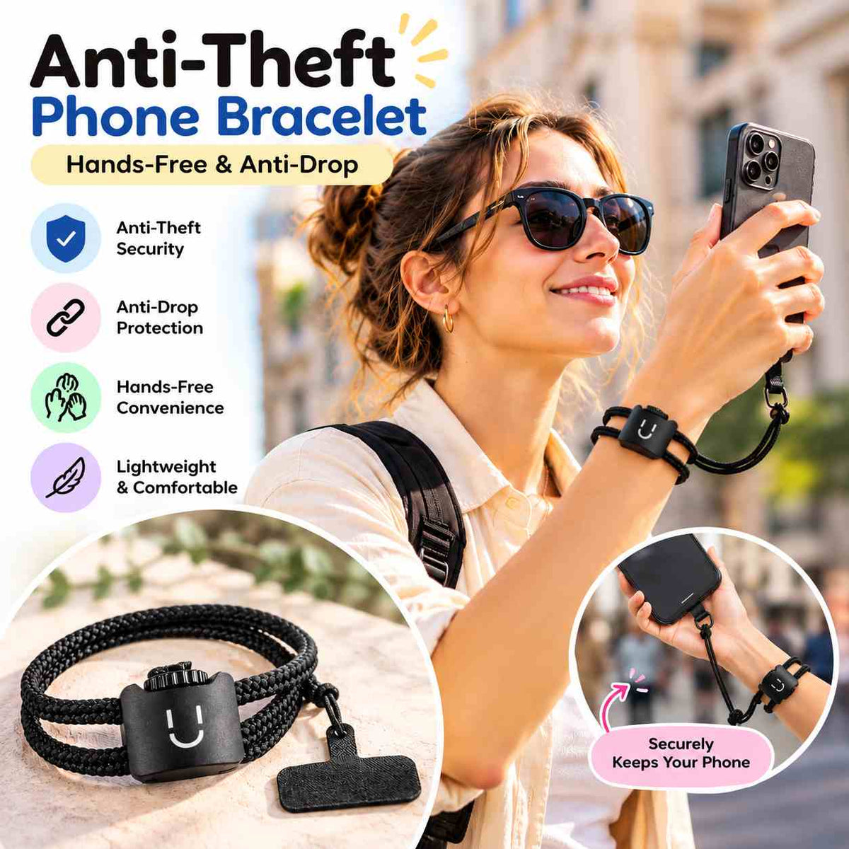 Anti-Theft Phone Bracelet