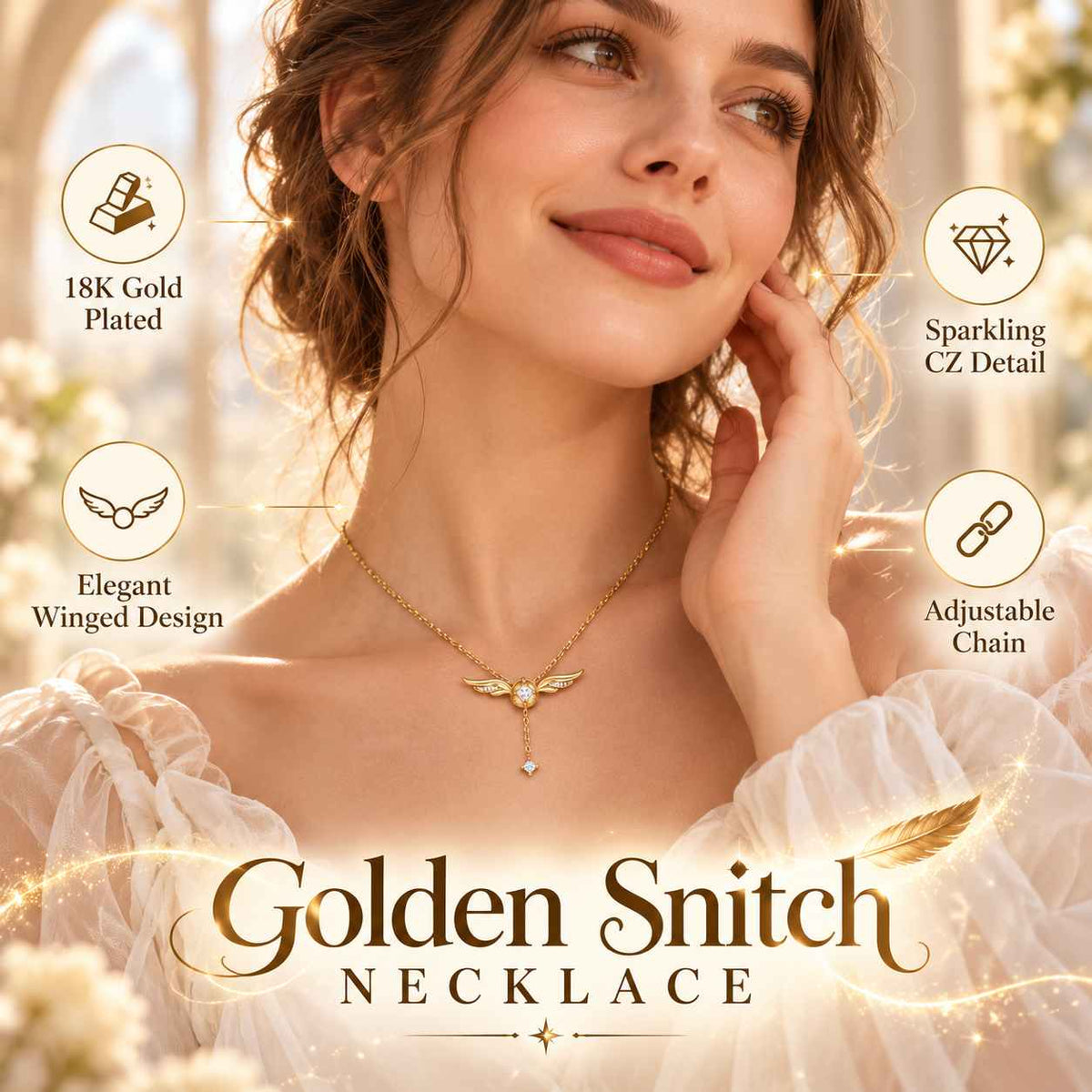 Golden Snitch Necklace