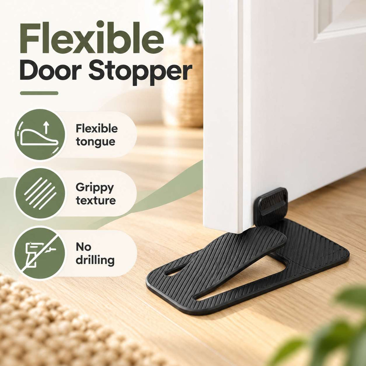 Flexible Door Stopper