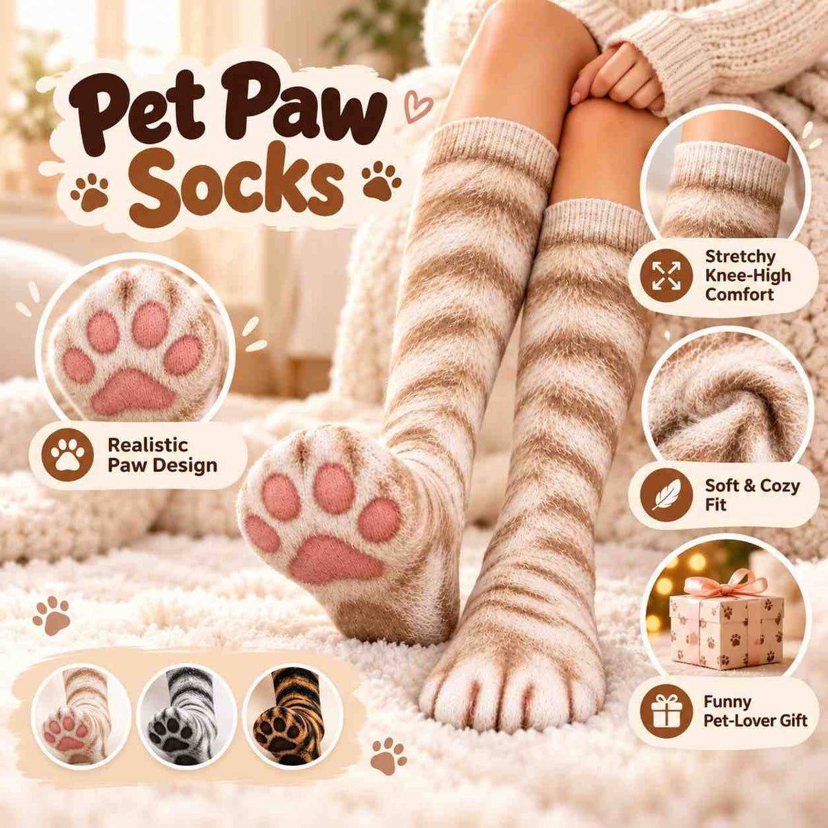 Pet Paw Socks