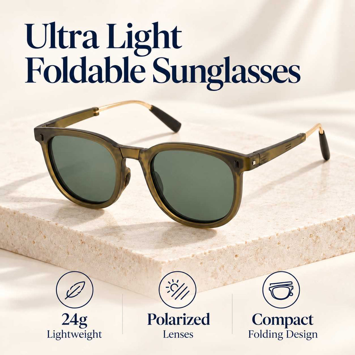 Ultra Light Foldable Sunglasses