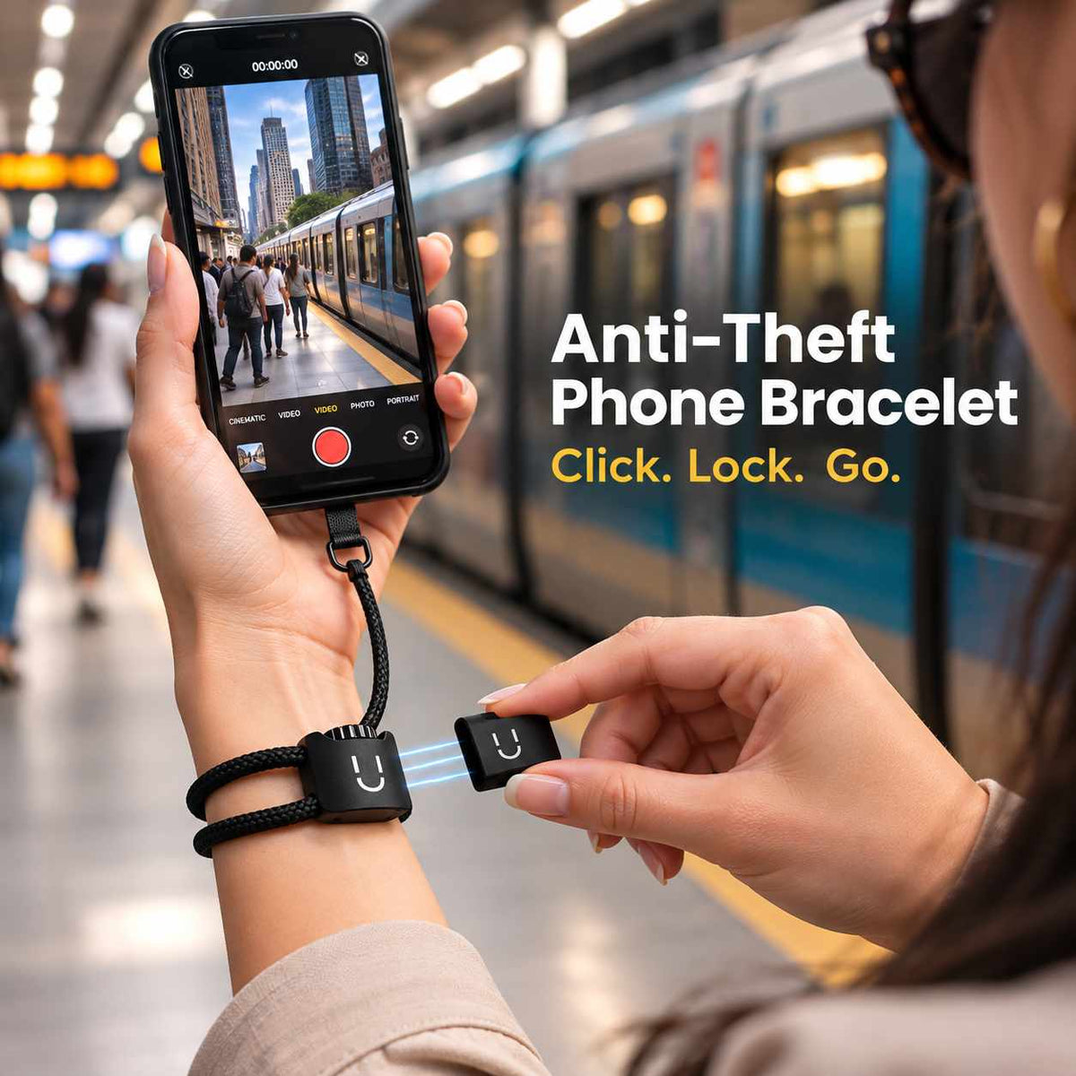 Anti-Theft Phone Bracelet