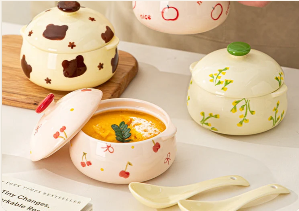 Kawaii Style Soup Bowl