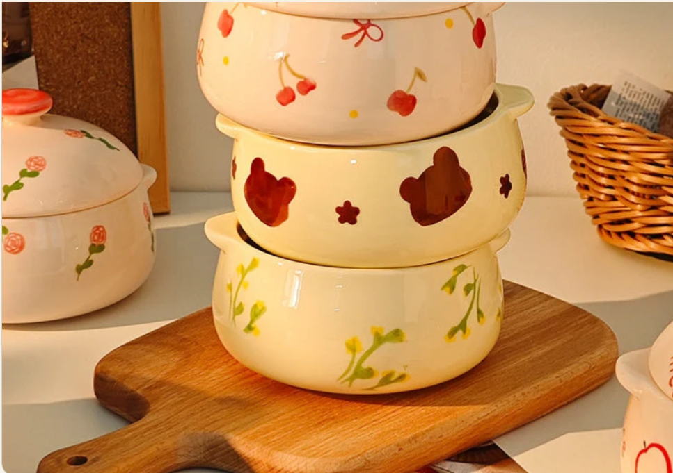 Kawaii Style Soup Bowl
