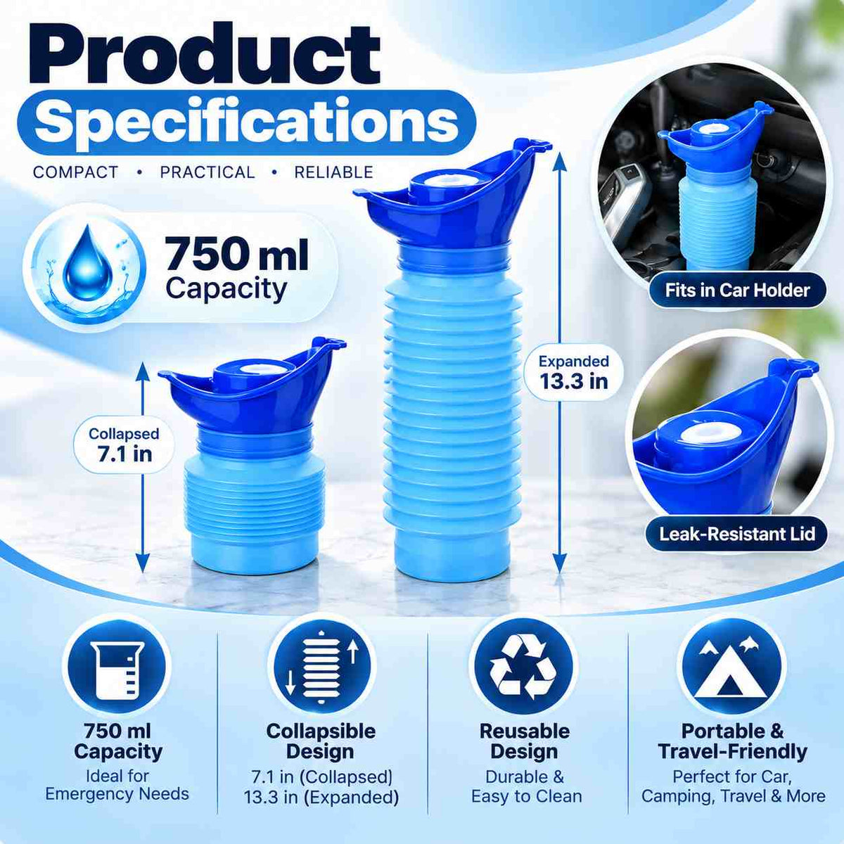 Portable Urinal Bucket