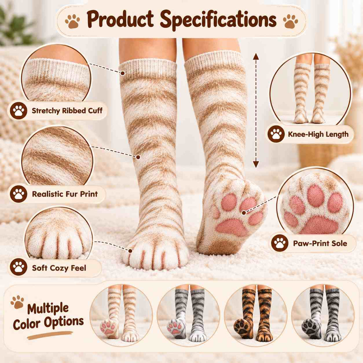 Pet Paw Socks