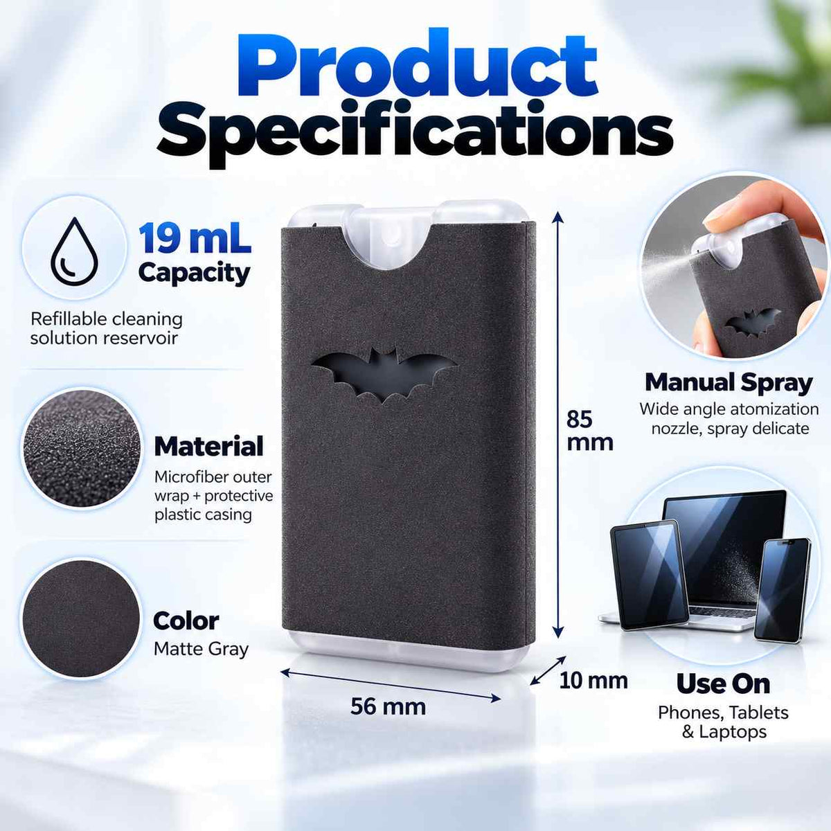 Microfiber Screen Cleaner Spray