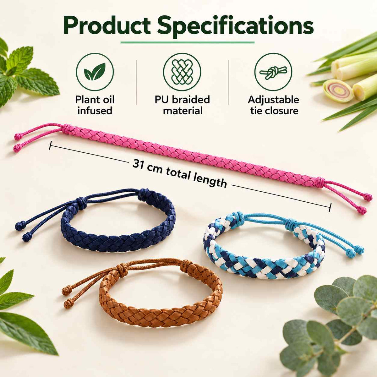Mosquito Repellent Bracelet (Pack of 12)