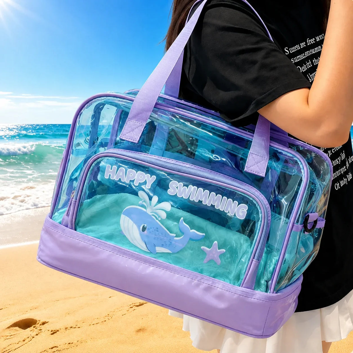 Clear Waterproof Swim Storage Bag