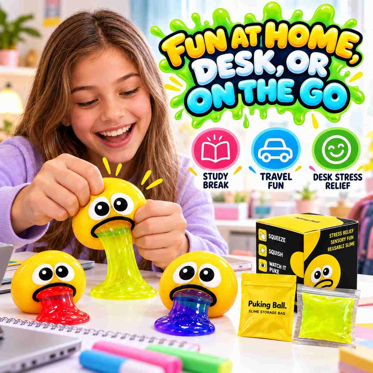 Slime Squishy (Pack of 4)